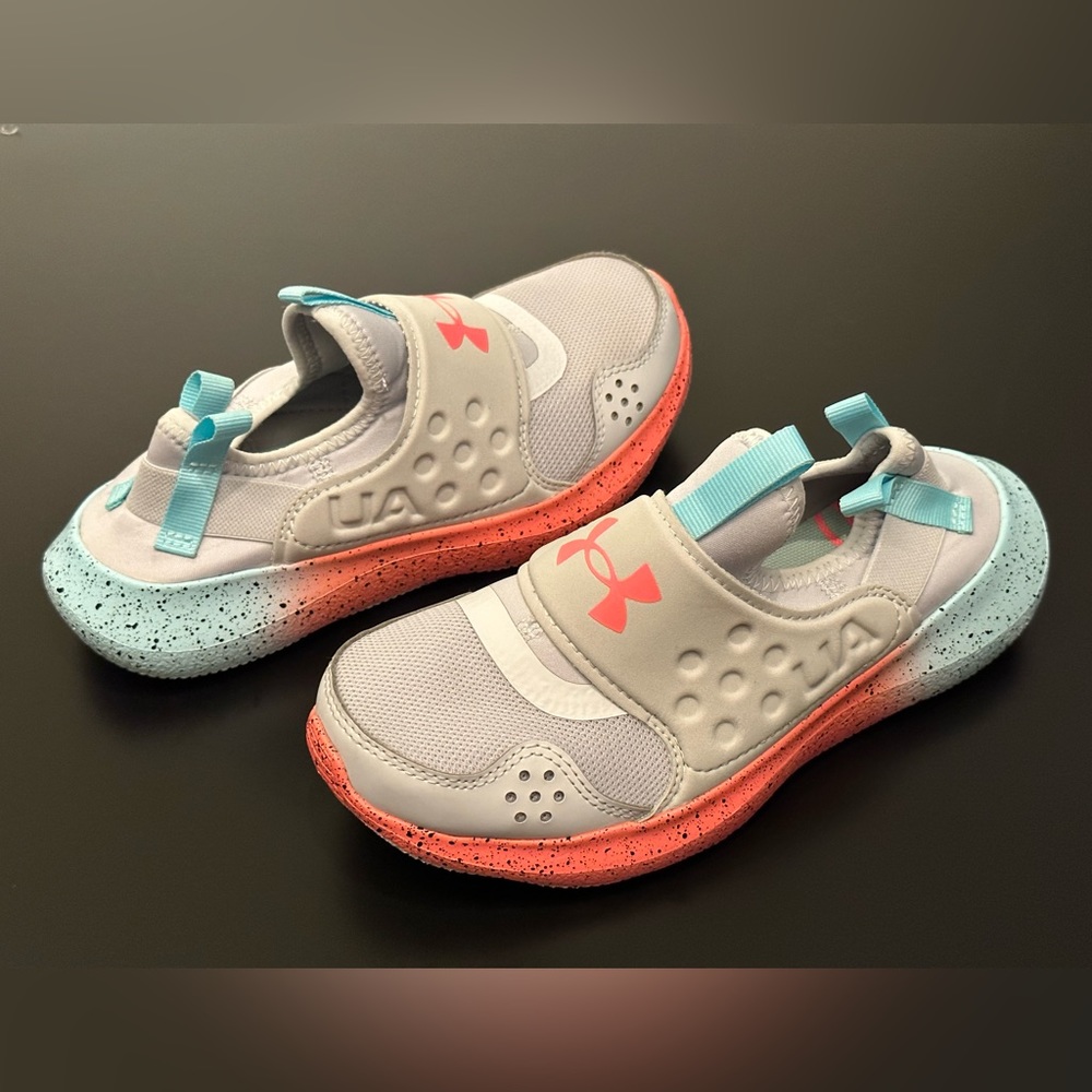 Girls' Pre-School UA Runplay FadeRunning Shoes Good Condition
